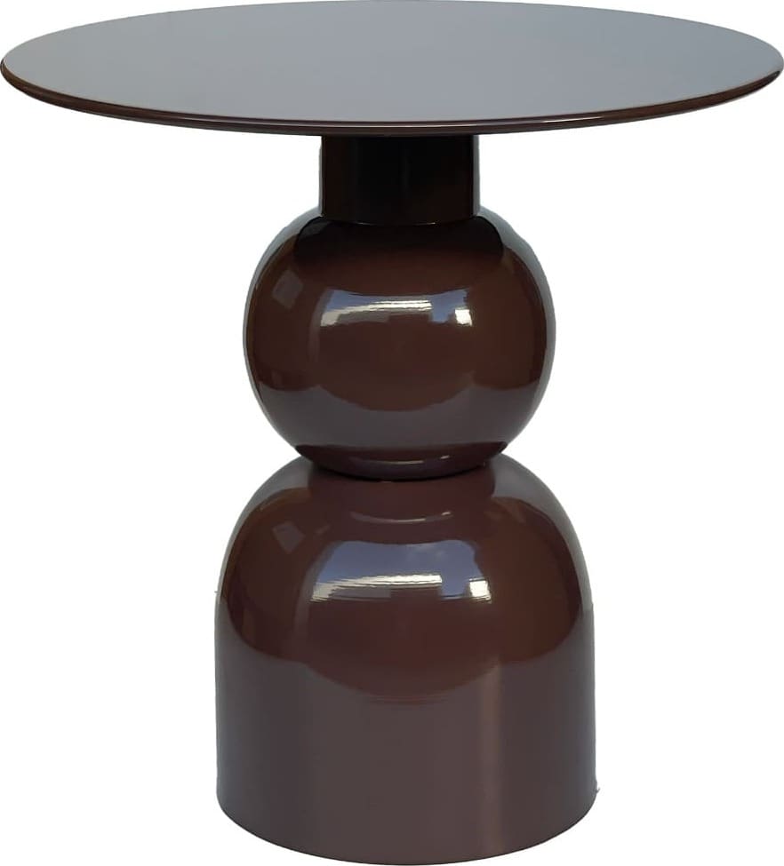 Livingfurn Bijzettafel Brix Wes Rust Bruin|Cognac Bijzettafel