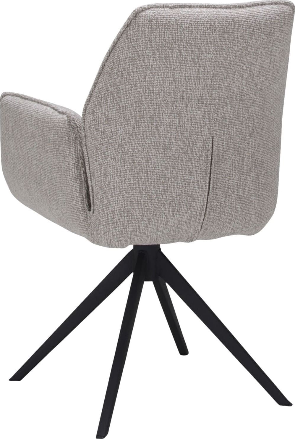 Profijt Meubel Eetkamerstoel Otero draaibaar beige Beige|Wit Eetkamerstoel