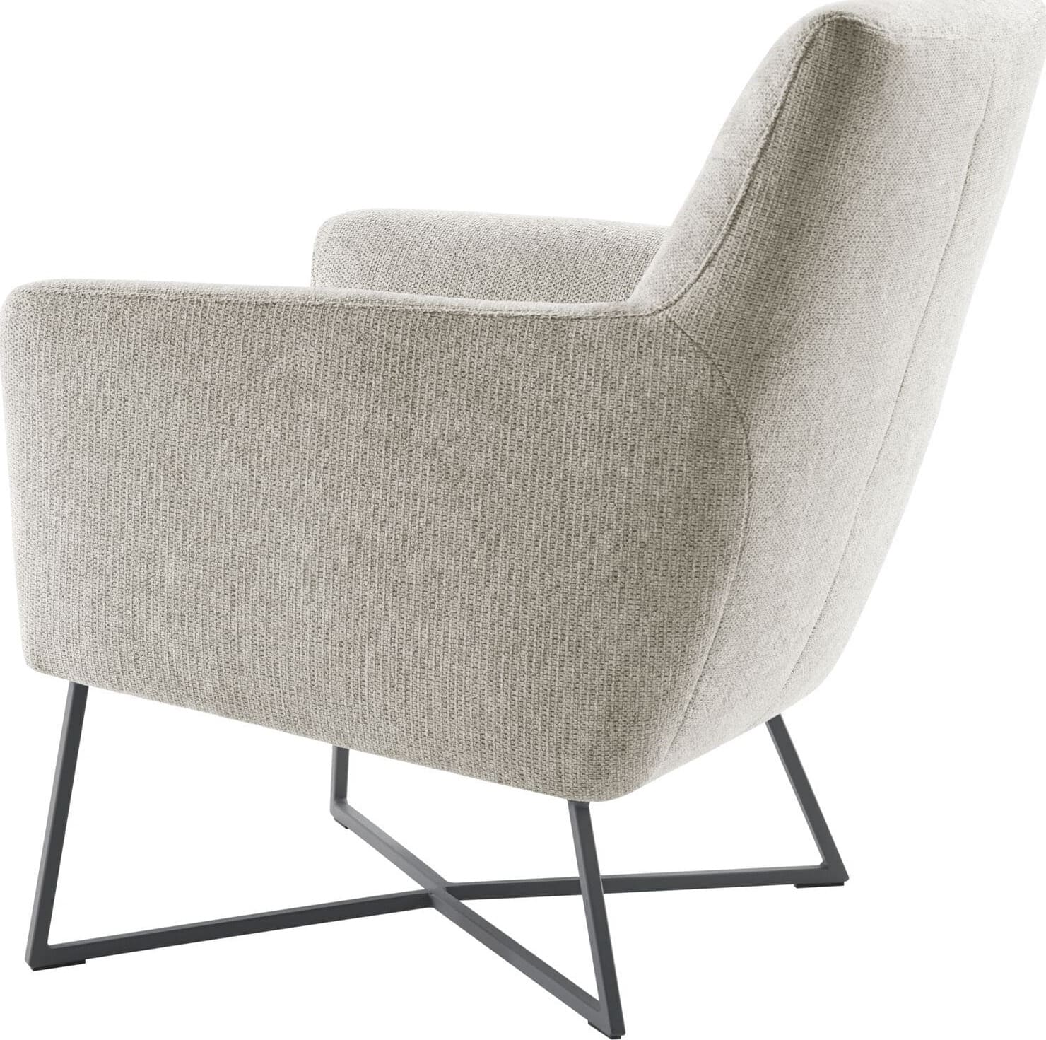 Profijt Meubel Fauteuil Menori grijs basic comfort Grijs Fauteuil