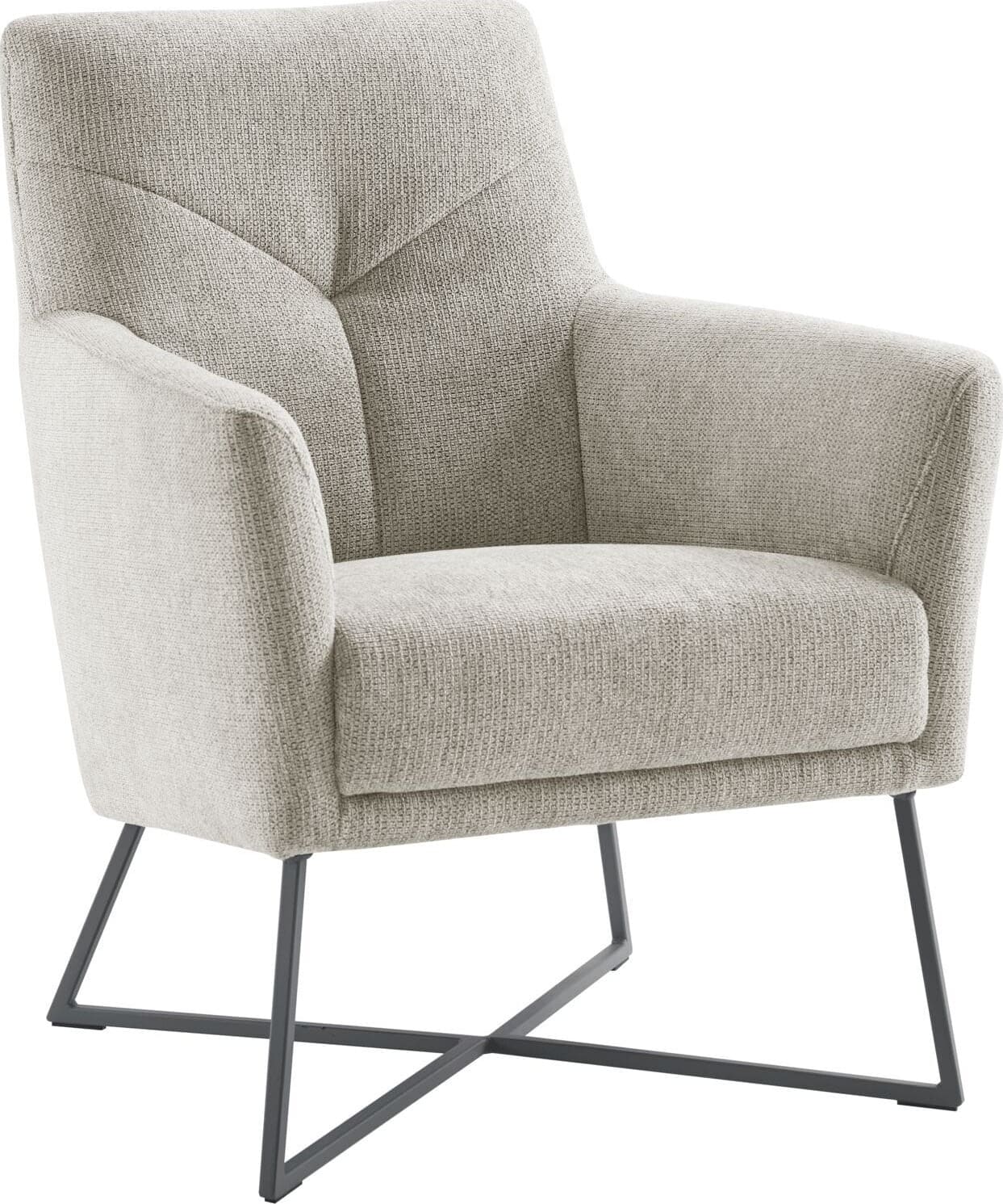 Profijt Meubel Fauteuil Menori grijs basic comfort Grijs Fauteuil