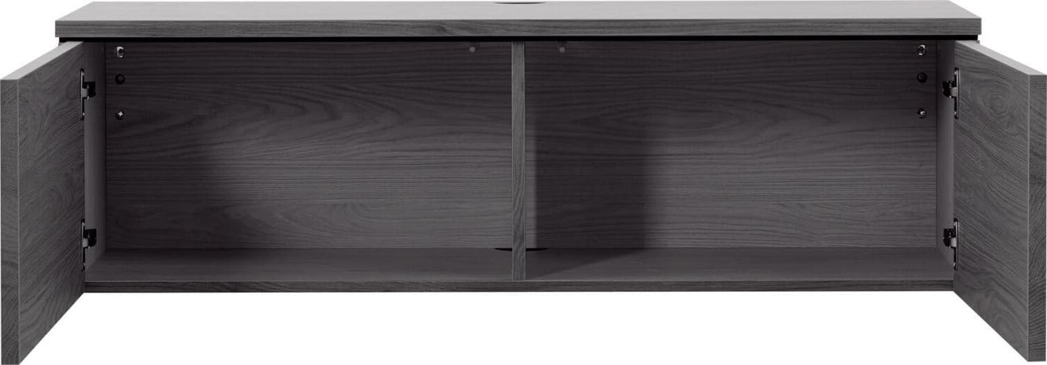 Profijt Meubel Tv-meubel Selero zwevend 121 cm zwart Zwart Tv-meubel|Tv-dressoir