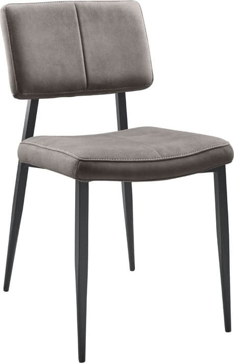 Pronto Wonen Eetkamerstoel Gento microvezel antraciet Antraciet Eetkamerstoel