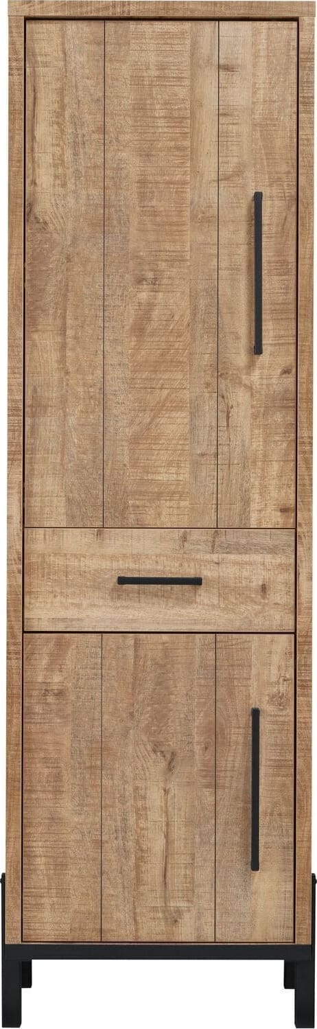 Pronto Wonen Opbergkast Ricardi (64 Cm) mango decor Bruin|Naturel Opbergkast