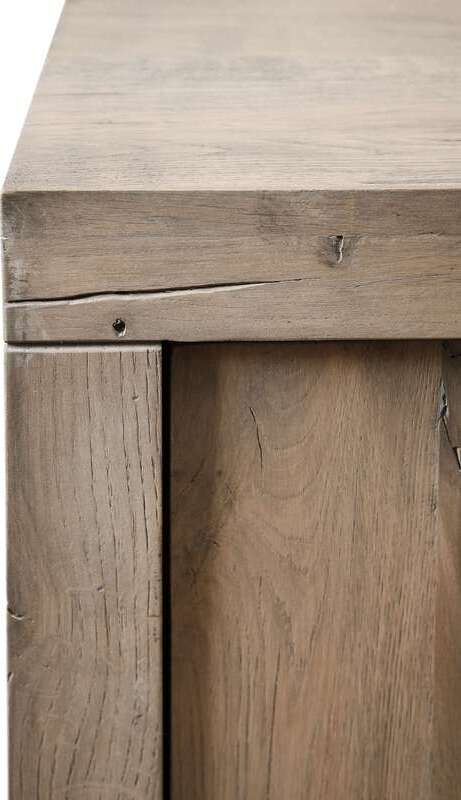 Pronto Wonen Salontafel Hevano L132xB65 eikenhout moose Bruin Salontafel