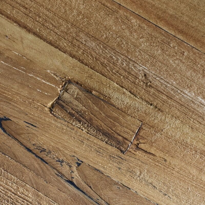Pronto Wonen Salontafel Romaro 135x67 teak mix rough Bruin|Naturel Salontafel