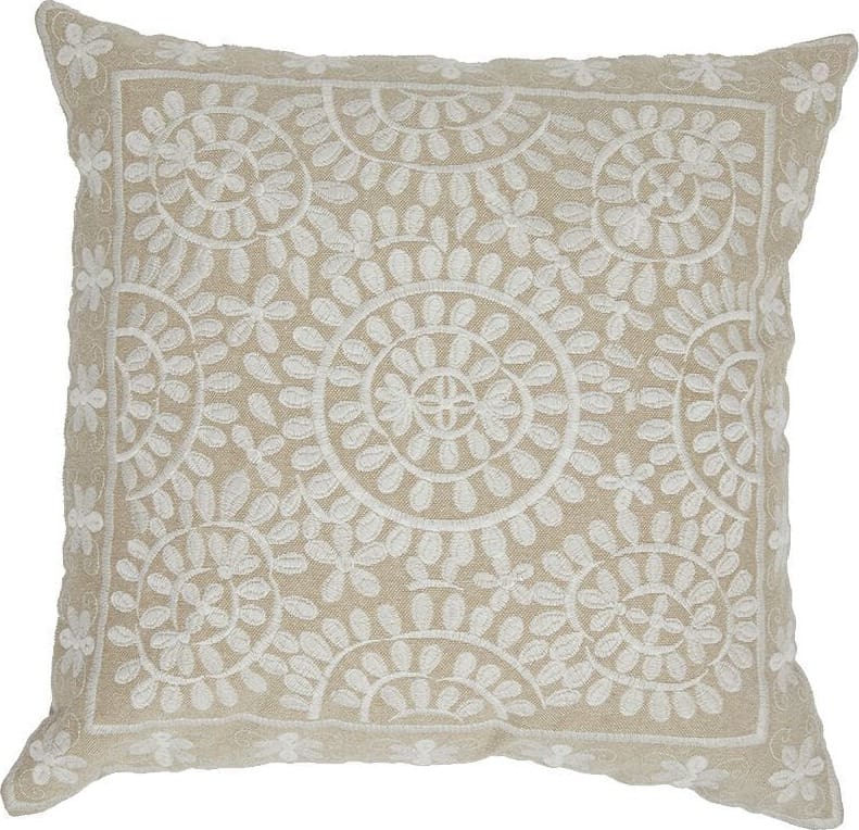 Pronto Wonen Sierkussen Tasuulo beige Beige|Wit Woonaccessoire