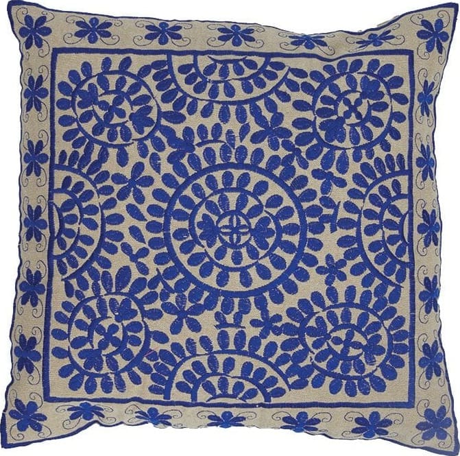 Pronto Wonen Sierkussen Tasuulo donkerblauw Blauw Woonaccessoire
