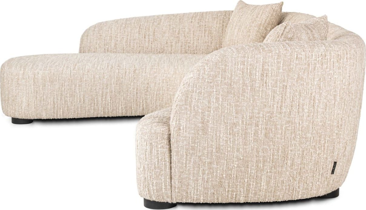 Richmond Interiors Bank Pandora beige angora lounge left Bank