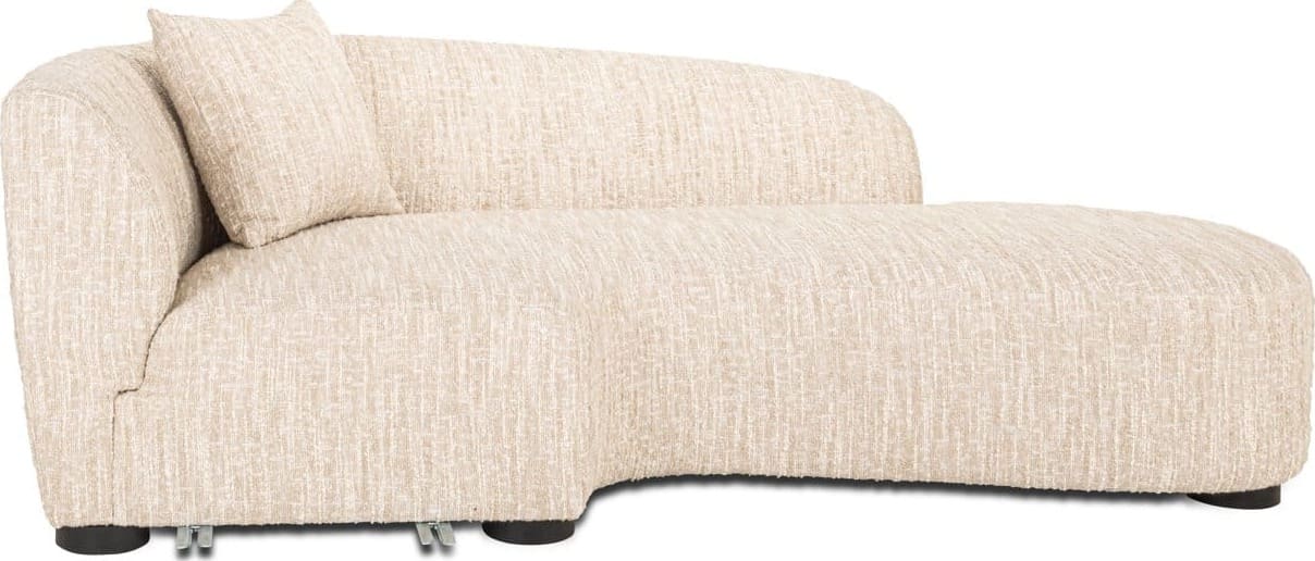 Richmond Interiors Bank Pandora beige angora lounge right Bank