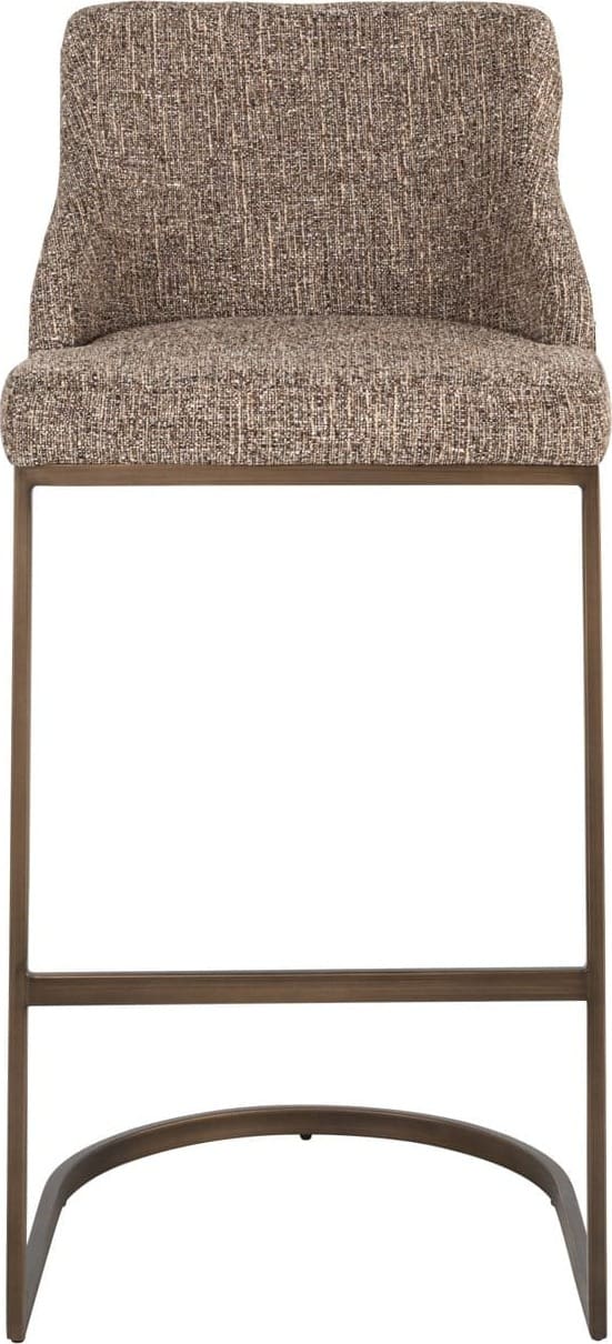Richmond Interiors Barstoel Bolton brown tweed Bruin Barstoel
