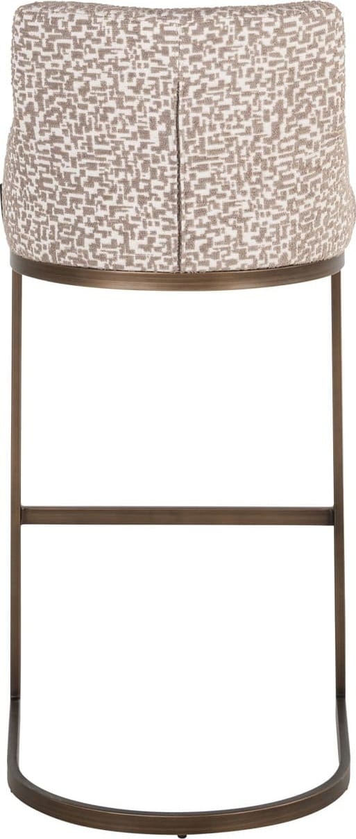 Richmond Interiors Barstoel Bolton natural geo Beige Barstoel