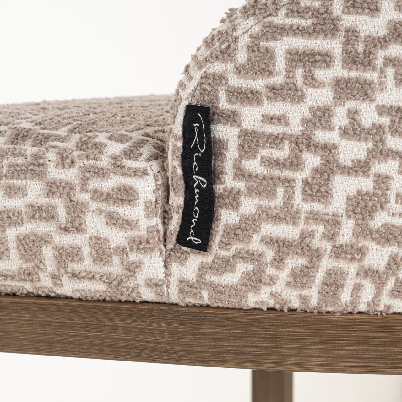 Richmond Interiors Barstoel Bolton natural geo Beige Barstoel