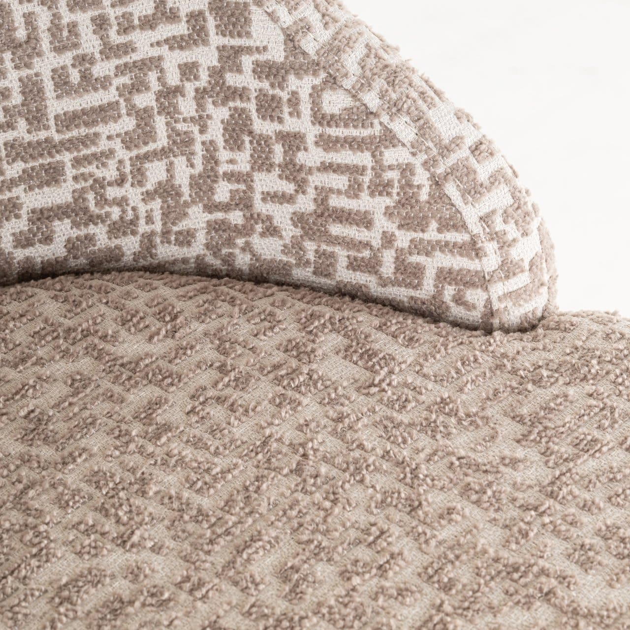 Richmond Interiors Barstoel Bolton natural geo Beige Barstoel