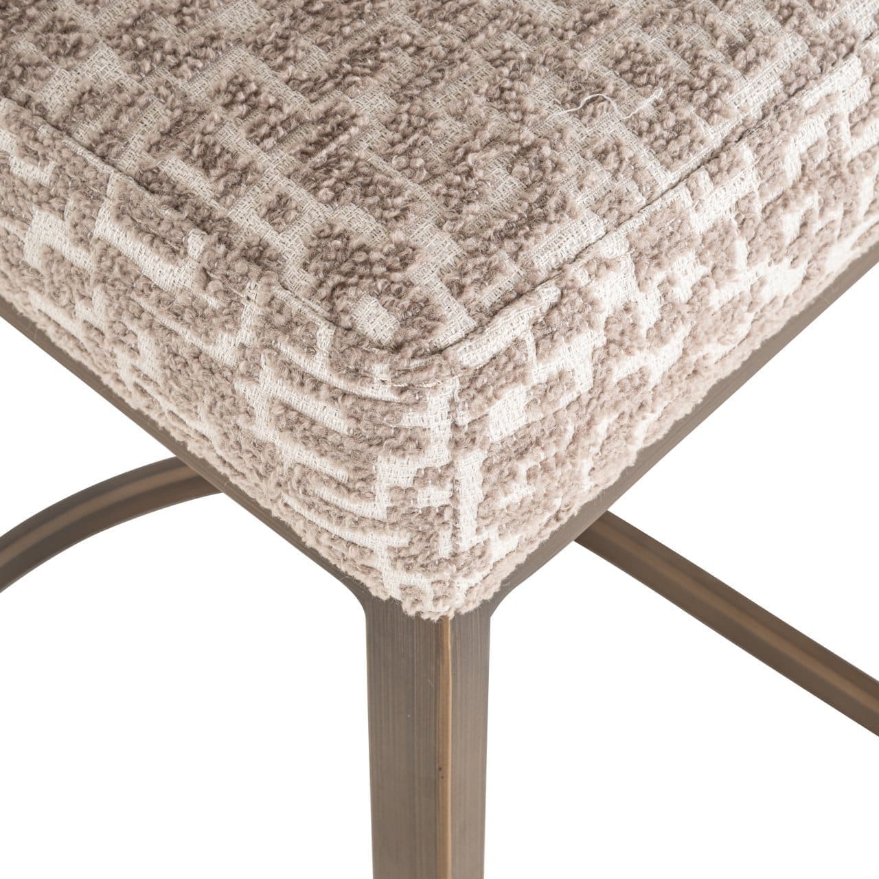 Richmond Interiors Barstoel Bolton natural geo Beige Barstoel
