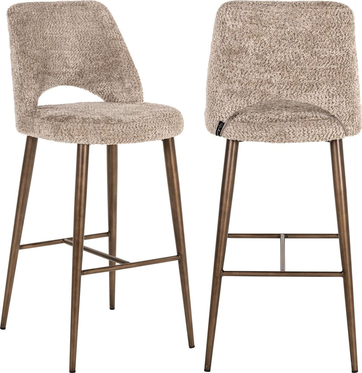 Richmond Interiors Barstoel Delphine lovely nature fire retardant Barstoel
