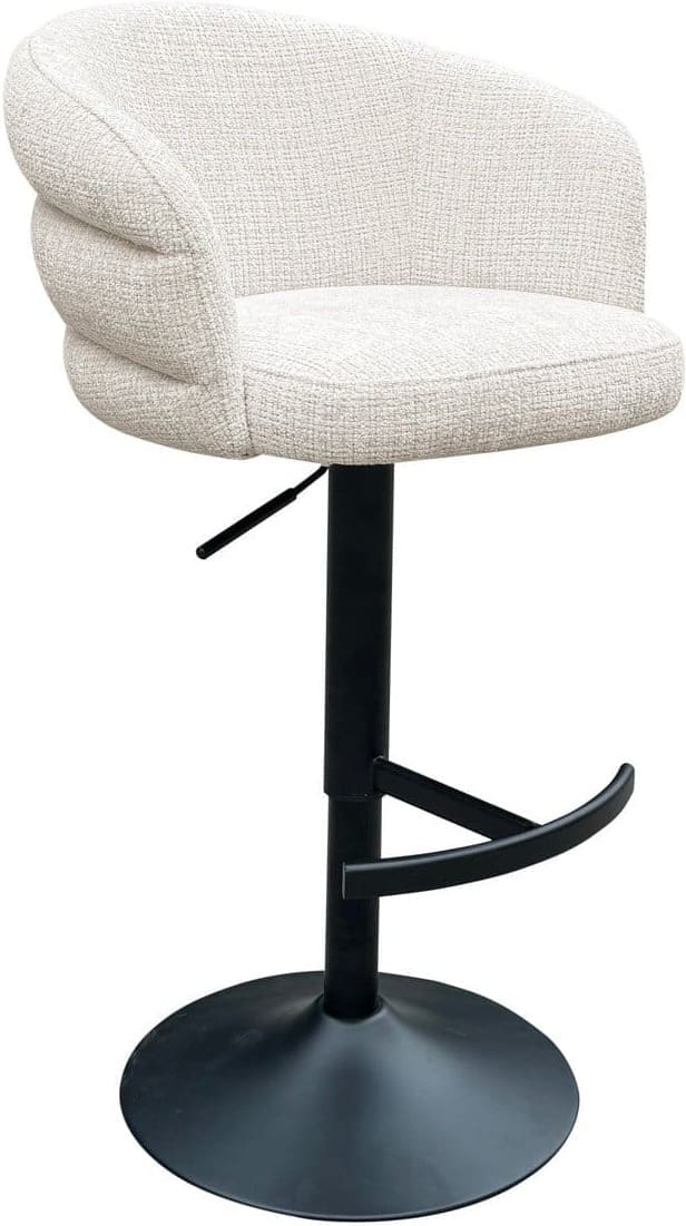 Richmond Interiors Barstoel Nikki biscotti swivel fire retardant Barstoel
