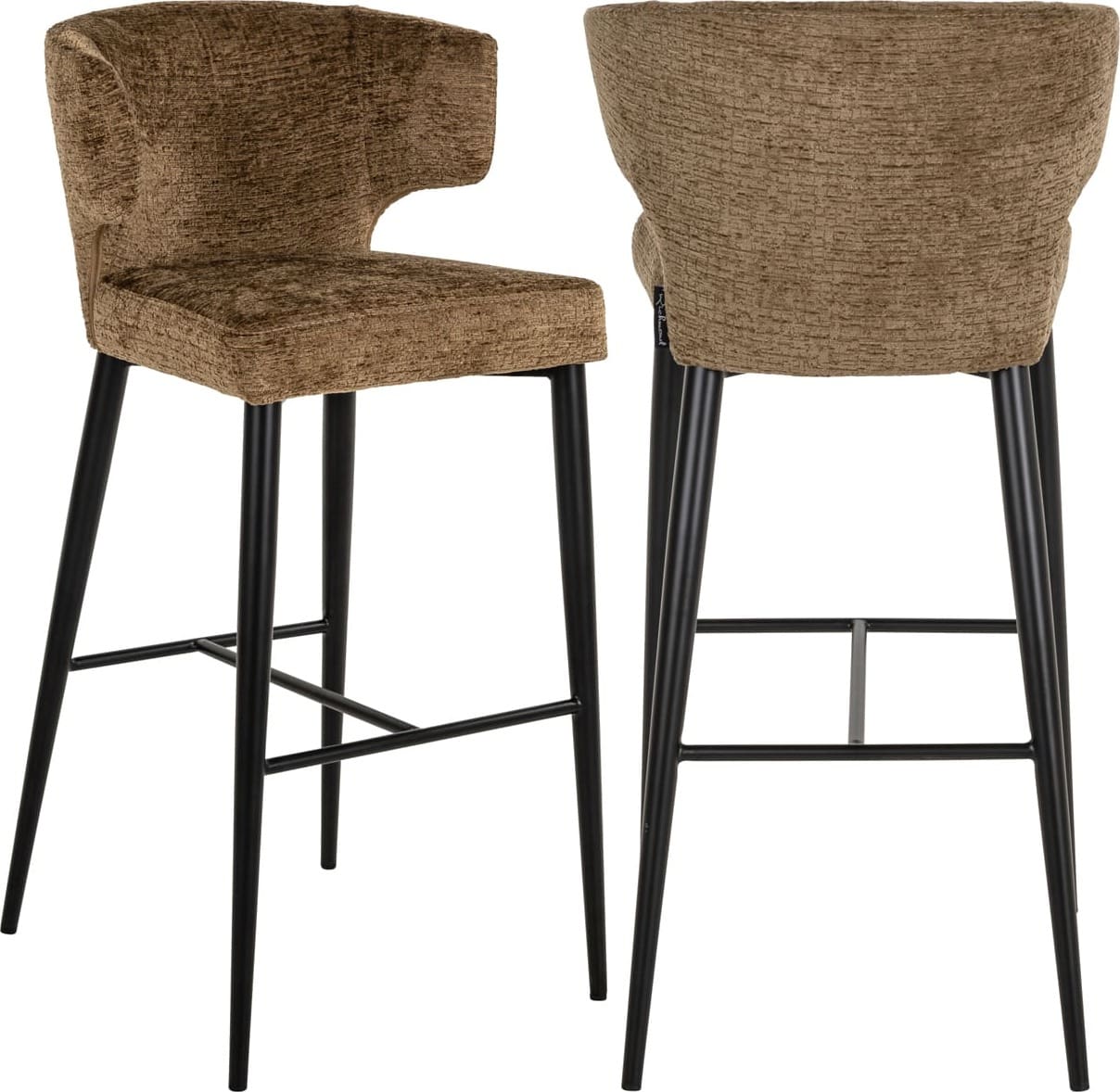 Richmond Interiors Barstoel Taylor brandy fusion fire retardant Barstoel