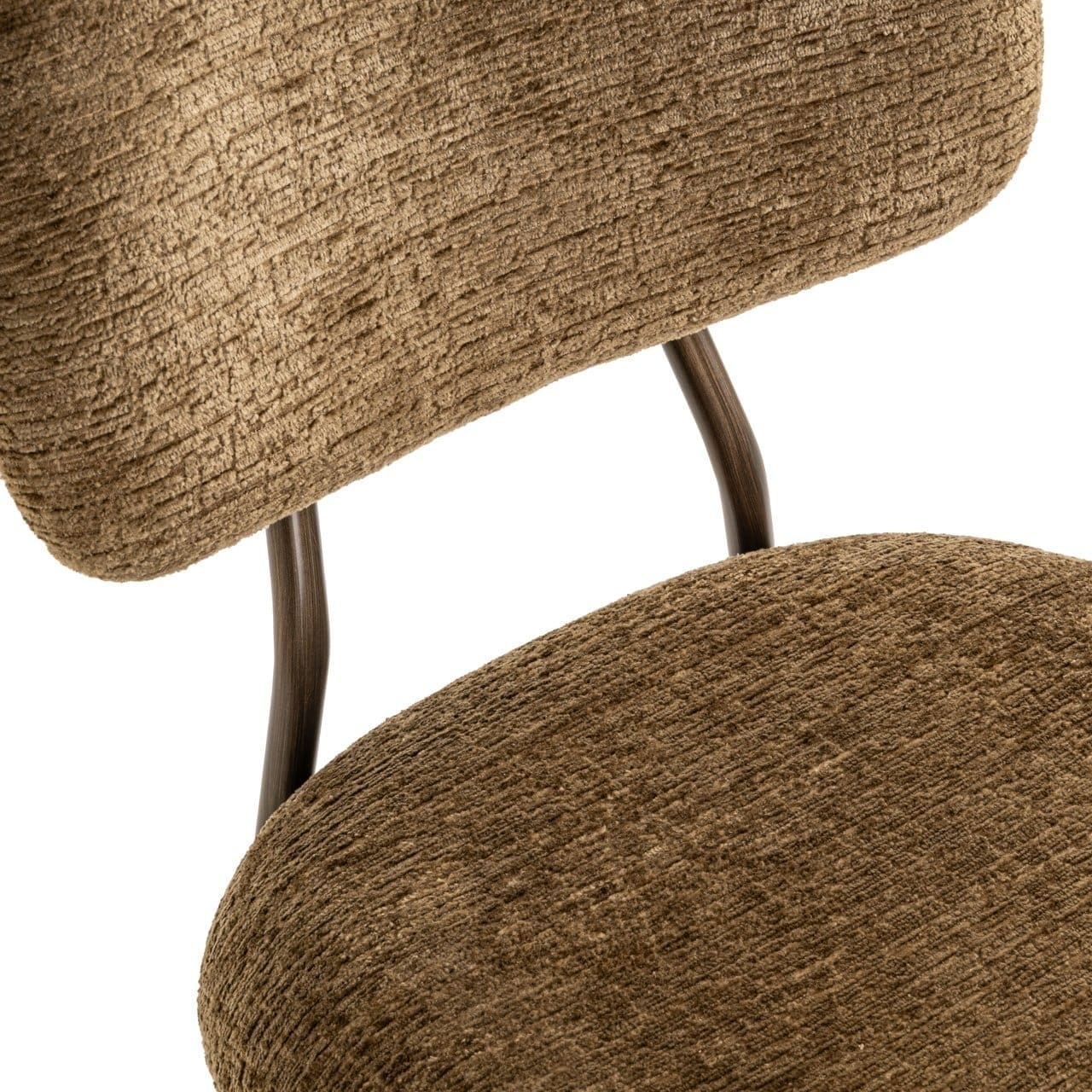 Richmond Interiors Counterstoel Xenia brandy fusion fire retardant Eetkamerstoel