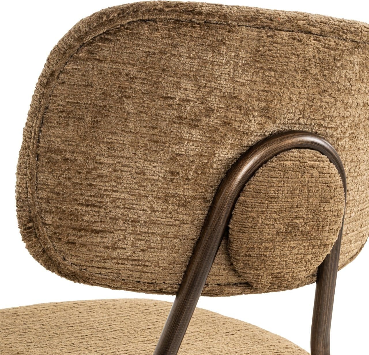 Richmond Interiors Counterstoel Xenia brandy fusion fire retardant Eetkamerstoel