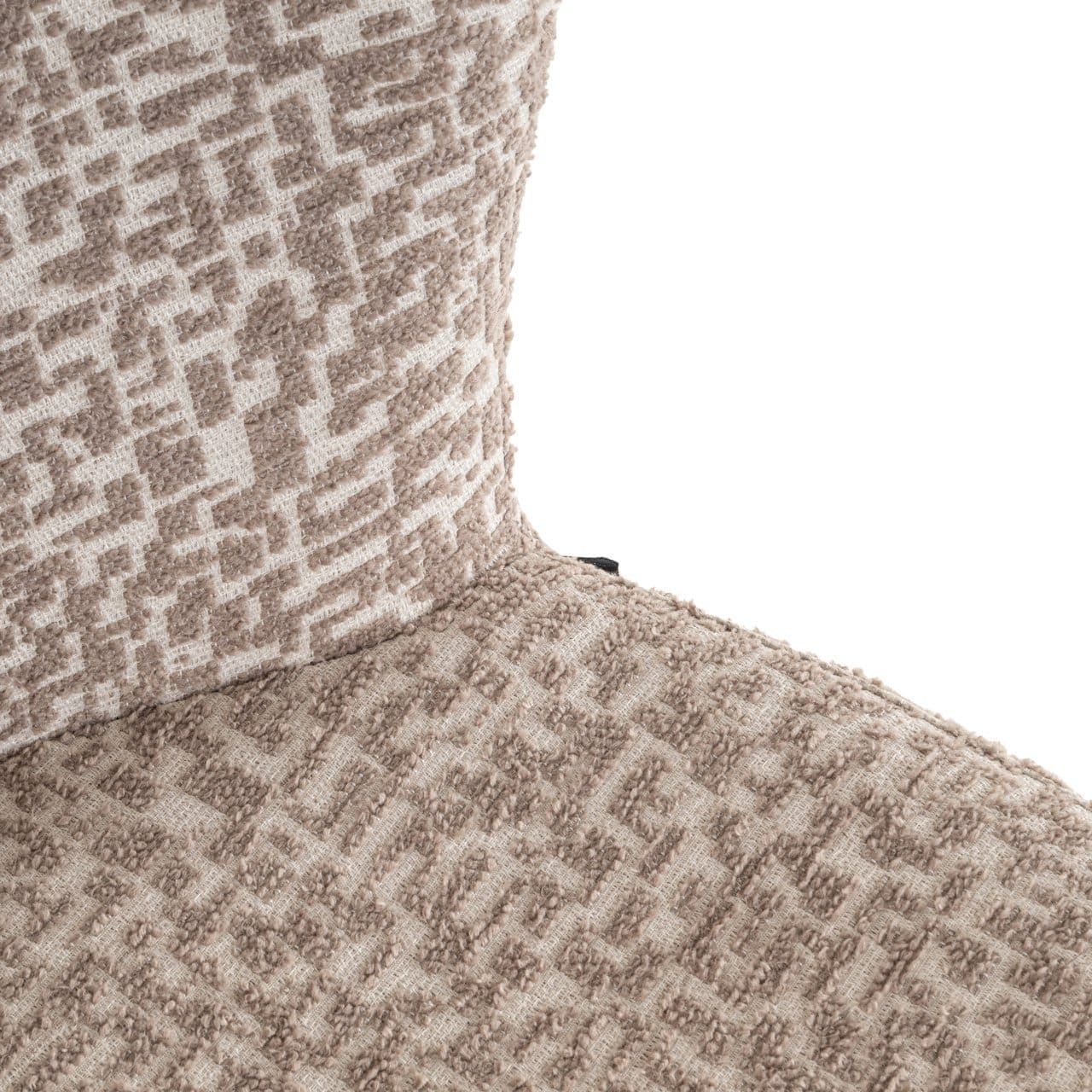 Richmond Interiors Eetkamerstoel Sergio natural geo Beige Eetkamerstoel