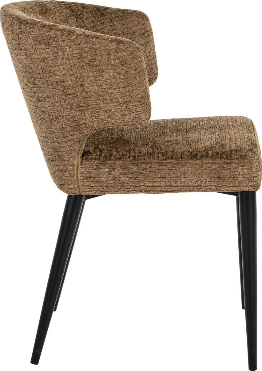 Richmond Interiors Eetkamerstoel Taylor brandy fusion fire retardant Eetkamerstoel