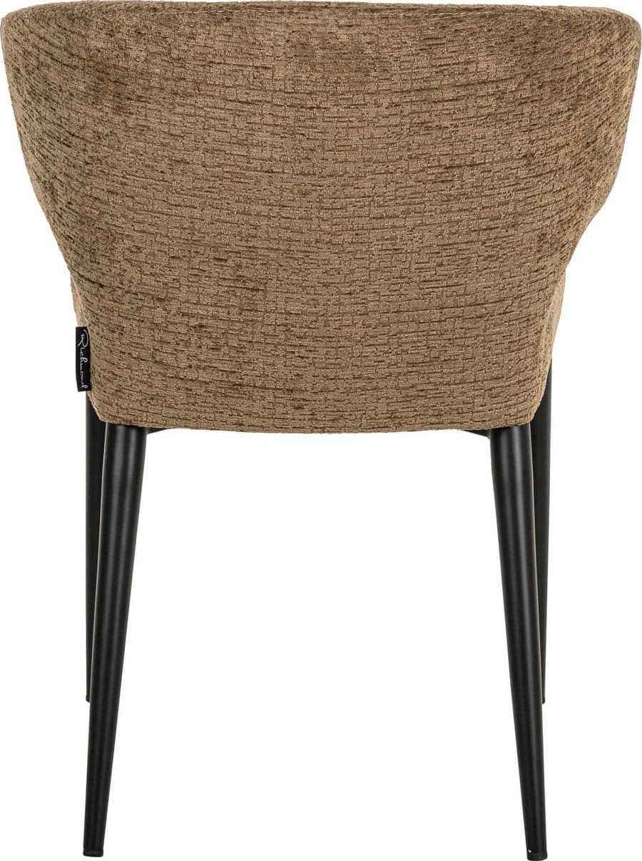 Richmond Interiors Eetkamerstoel Taylor brandy fusion fire retardant Eetkamerstoel