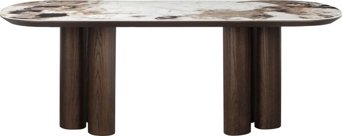Richmond Interiors Eettafel Langford brown 230 Bruin Eettafel