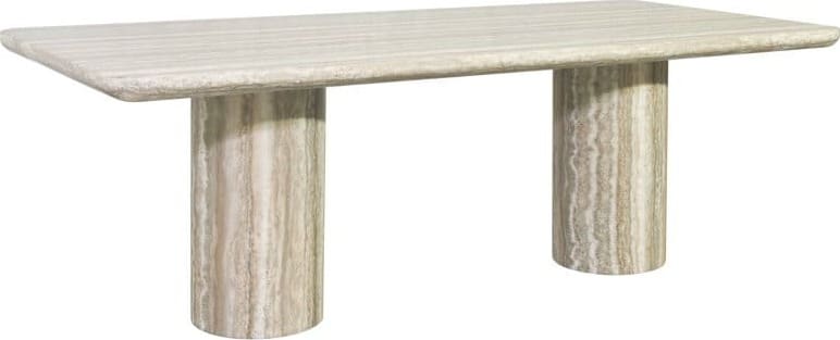 Richmond Interiors Eettafel Nebula grey 225 faux travertine Eettafel
