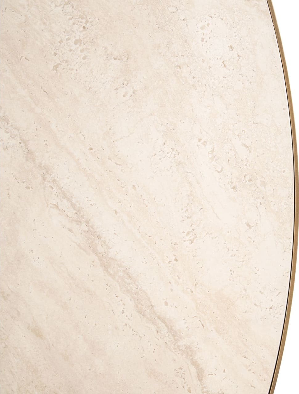 Richmond Interiors Eettafel Tivoli white 130Ø Wit Eettafel