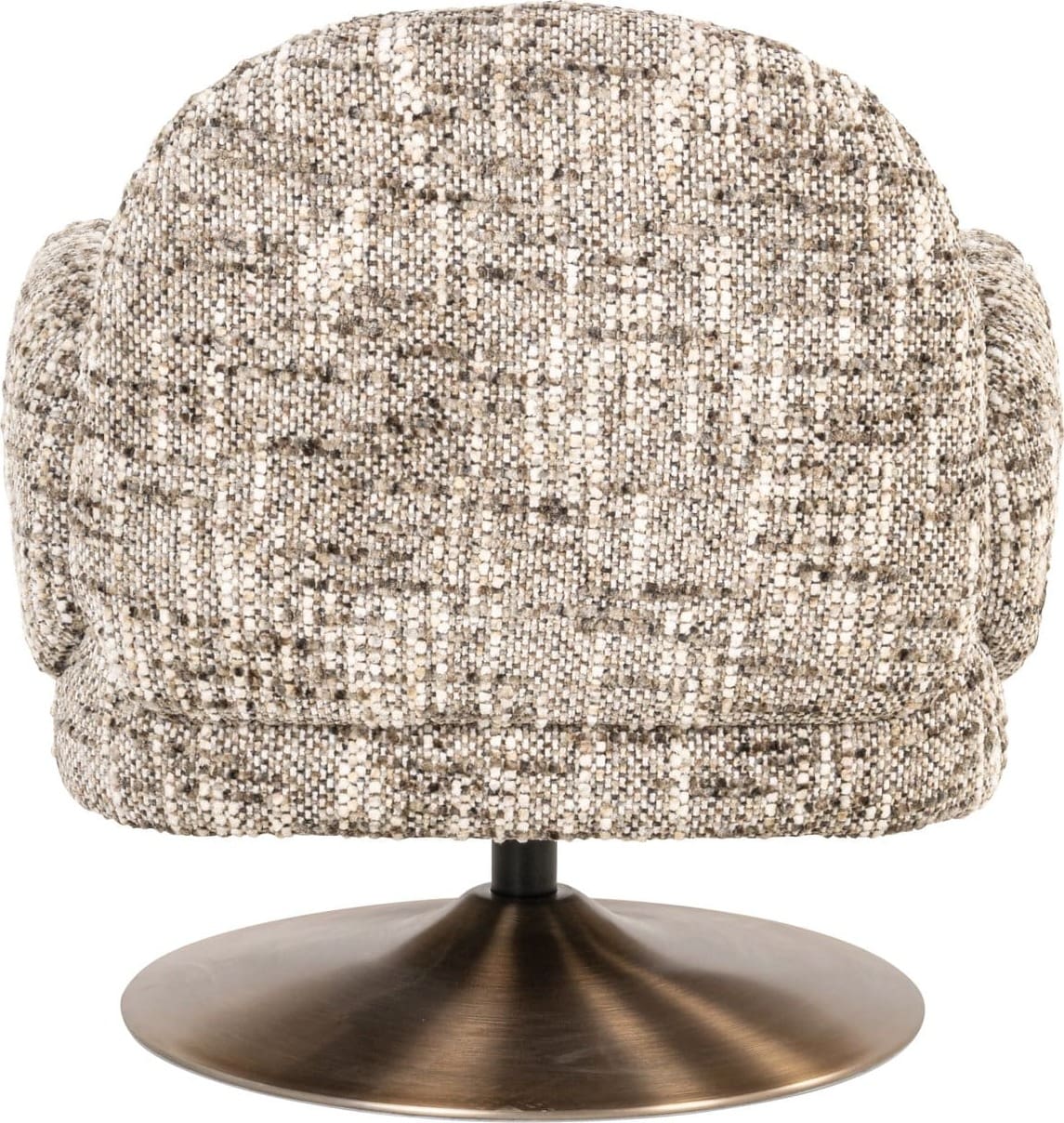 Richmond Interiors Lounge stoel Kagney brown omara swivel Bruin Eetkamerstoel