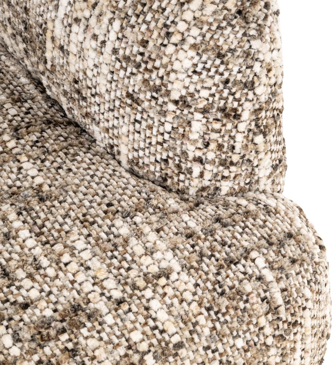 Richmond Interiors Lounge stoel Kagney brown omara swivel Bruin Eetkamerstoel