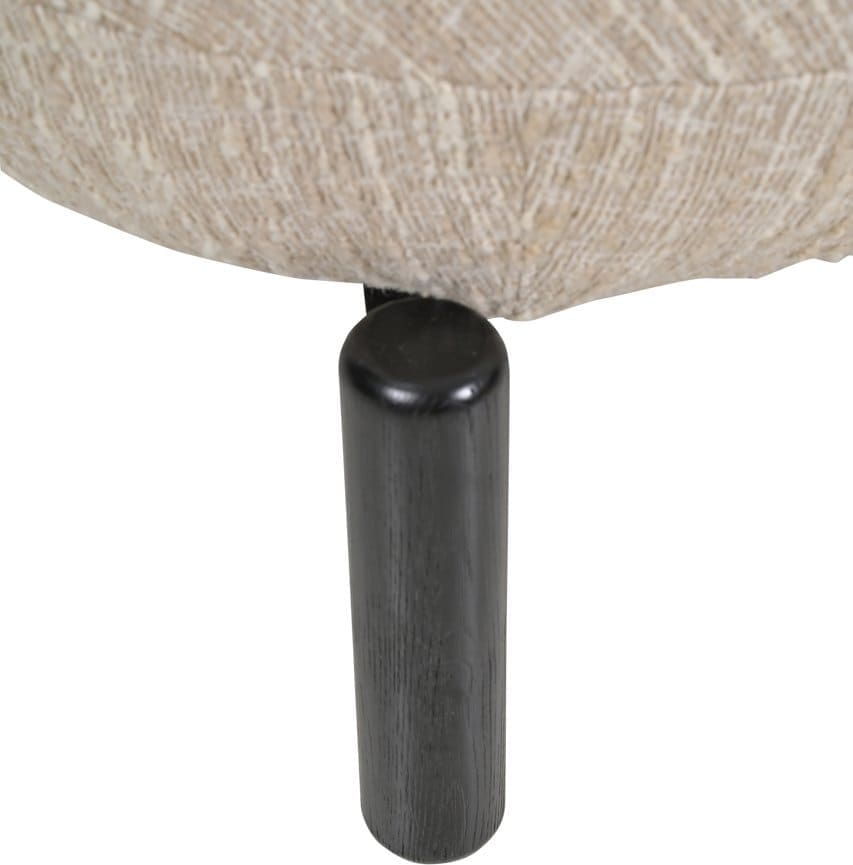 Richmond Interiors Lounge stoel Ornella beige angora Eetkamerstoel