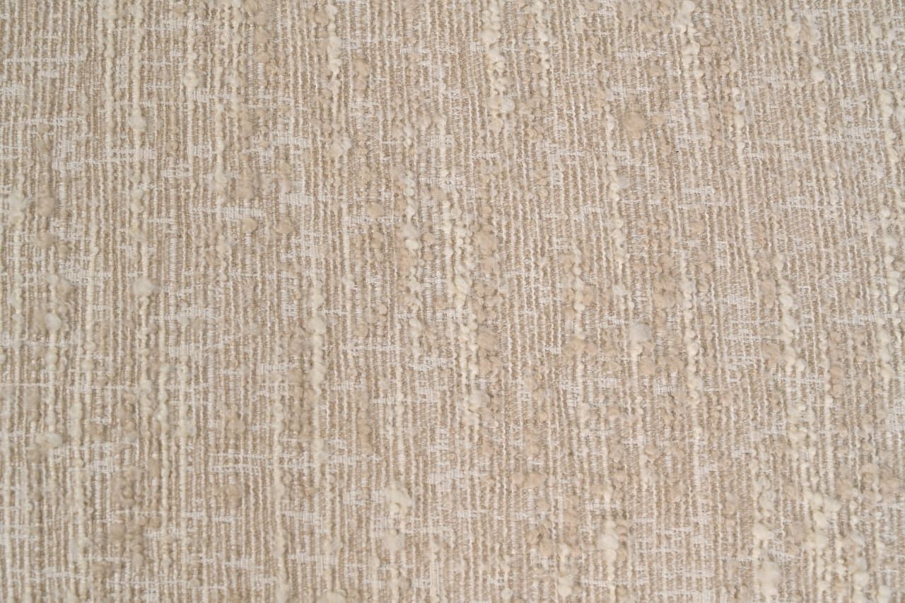 Richmond Interiors Lounge stoel Ornella beige angora Eetkamerstoel