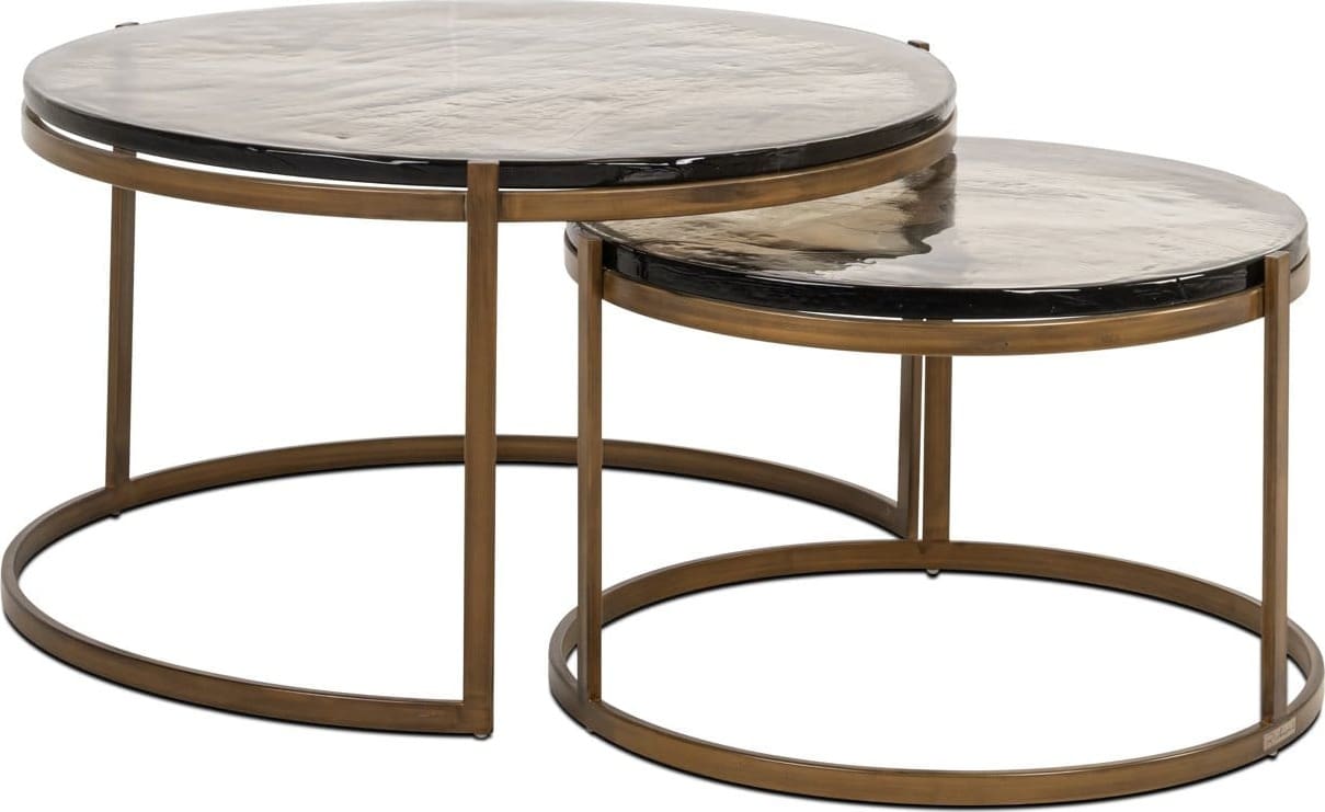 Richmond Interiors Salontafel Cleo gold Goud Salontafel
