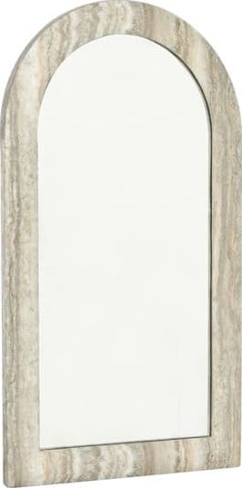 Richmond Interiors Spiegel Calvo grey faux travertine Woonaccessoire