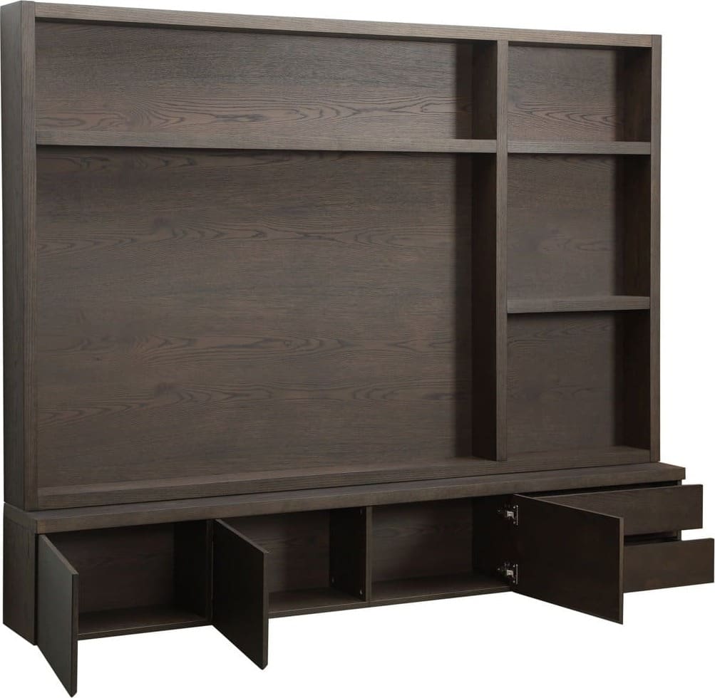 Richmond Interiors TV-meubel Lachance brown 3-doors 2-drawers Bruin Dressoir
