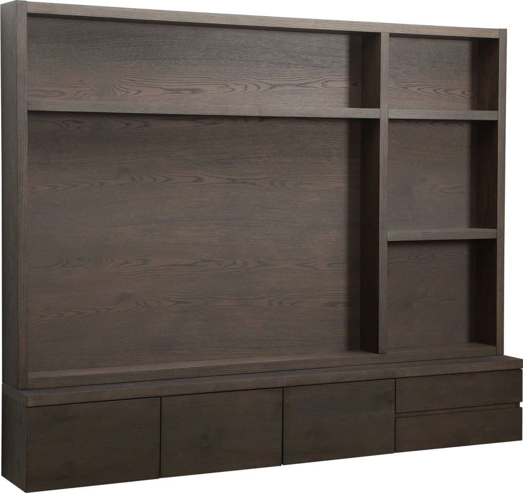 Richmond Interiors TV-meubel Lachance brown 3-doors 2-drawers Bruin Dressoir