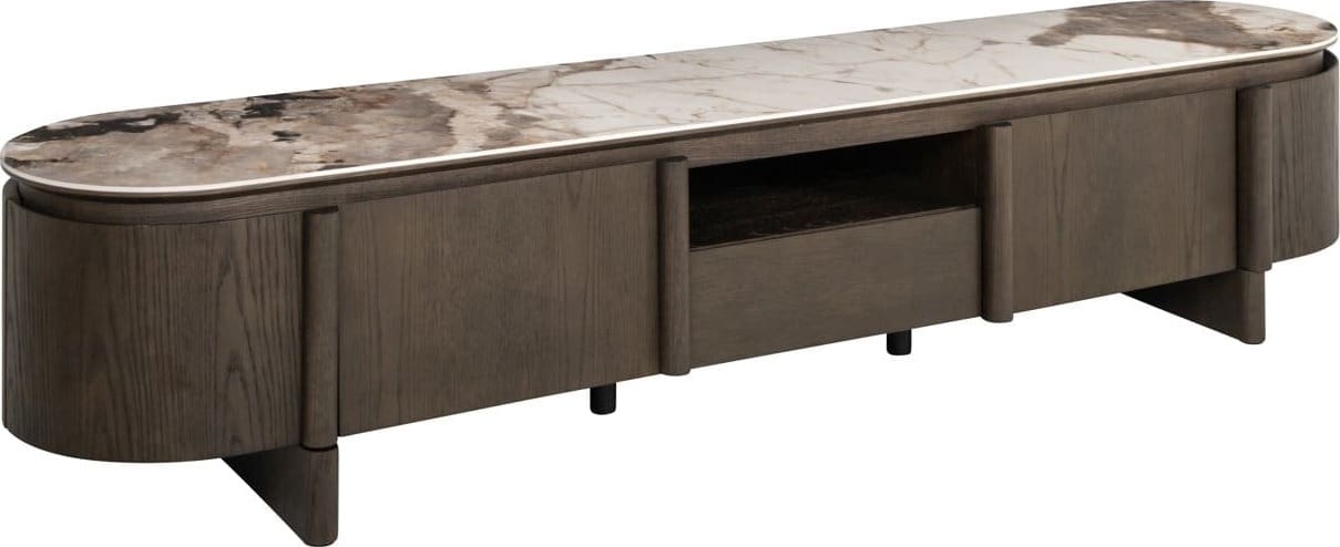 Richmond Interiors TV-meubel Langford brown Bruin Dressoir
