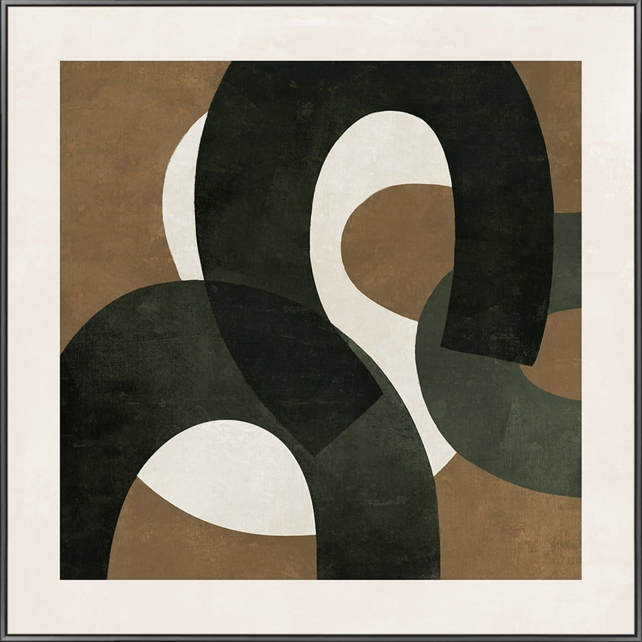 Richmond Interiors Wall art Euphoria brown left Bruin