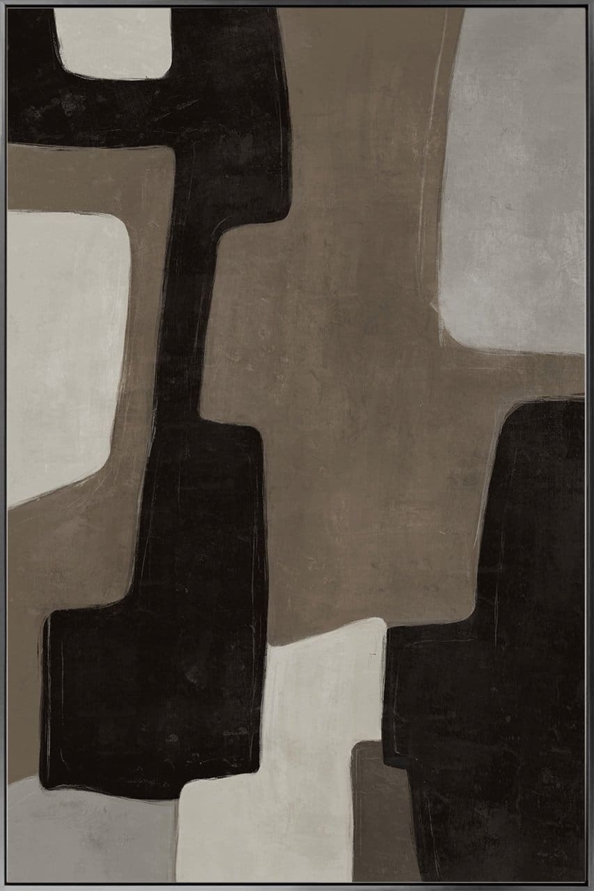 Richmond Interiors Wall art Mirage brown left Bruin