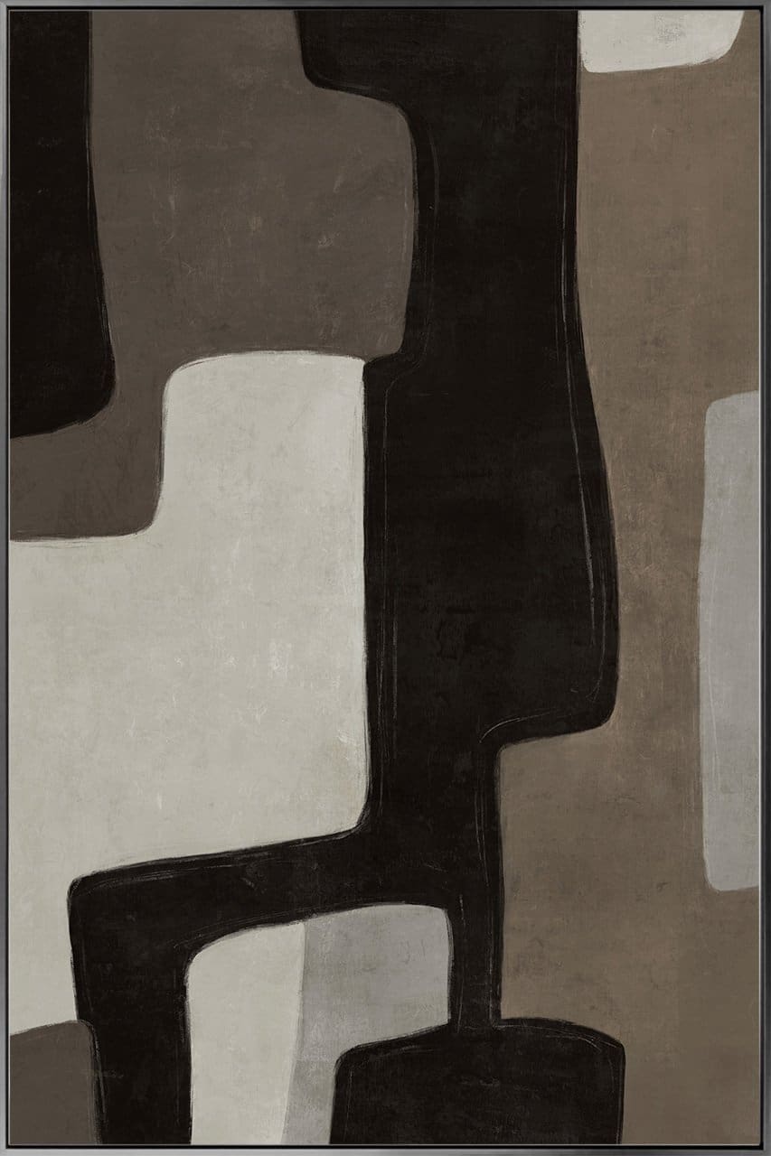 Richmond Interiors Wall art Mirage brown right Bruin