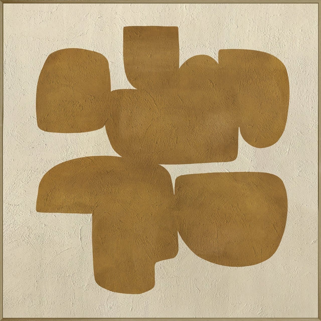 Richmond Interiors Wall art Odyssey gold left Goud