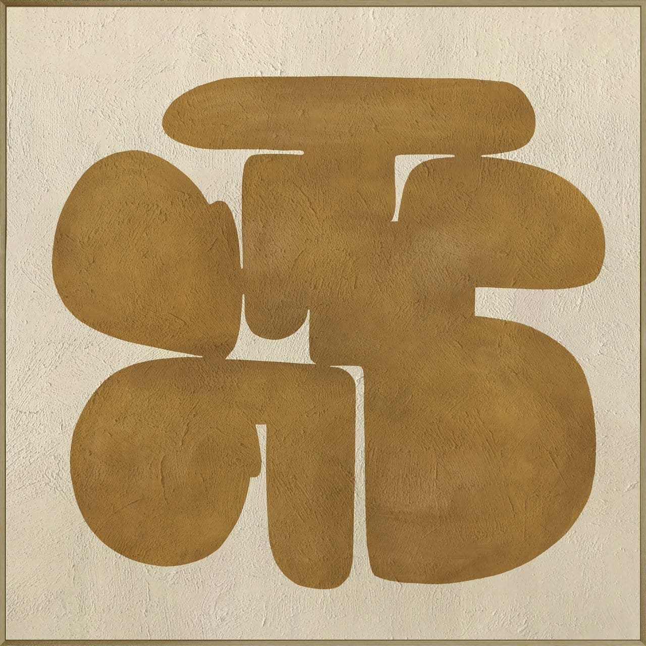 Richmond Interiors Wall art Odyssey gold right Goud