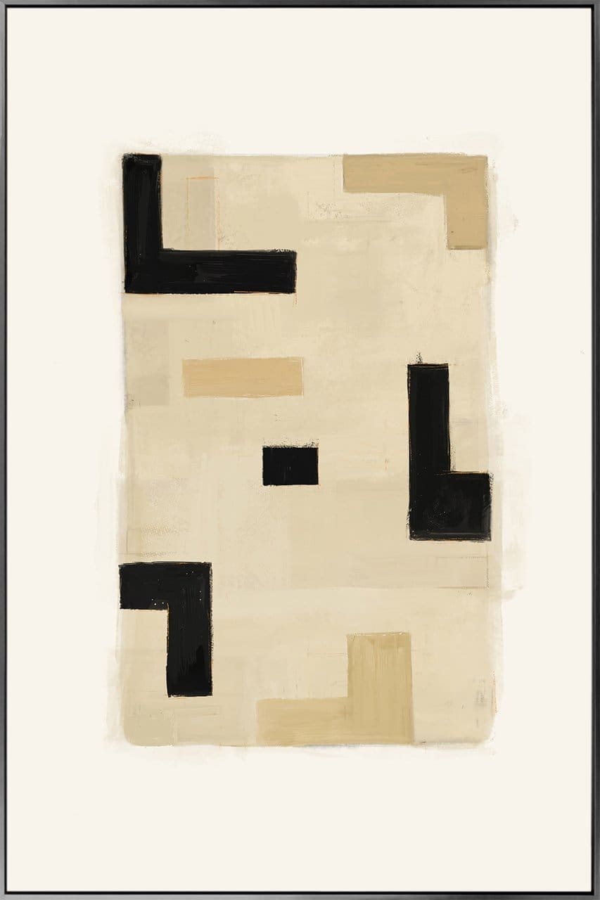 Richmond Interiors Wall art Vortex beige right Beige