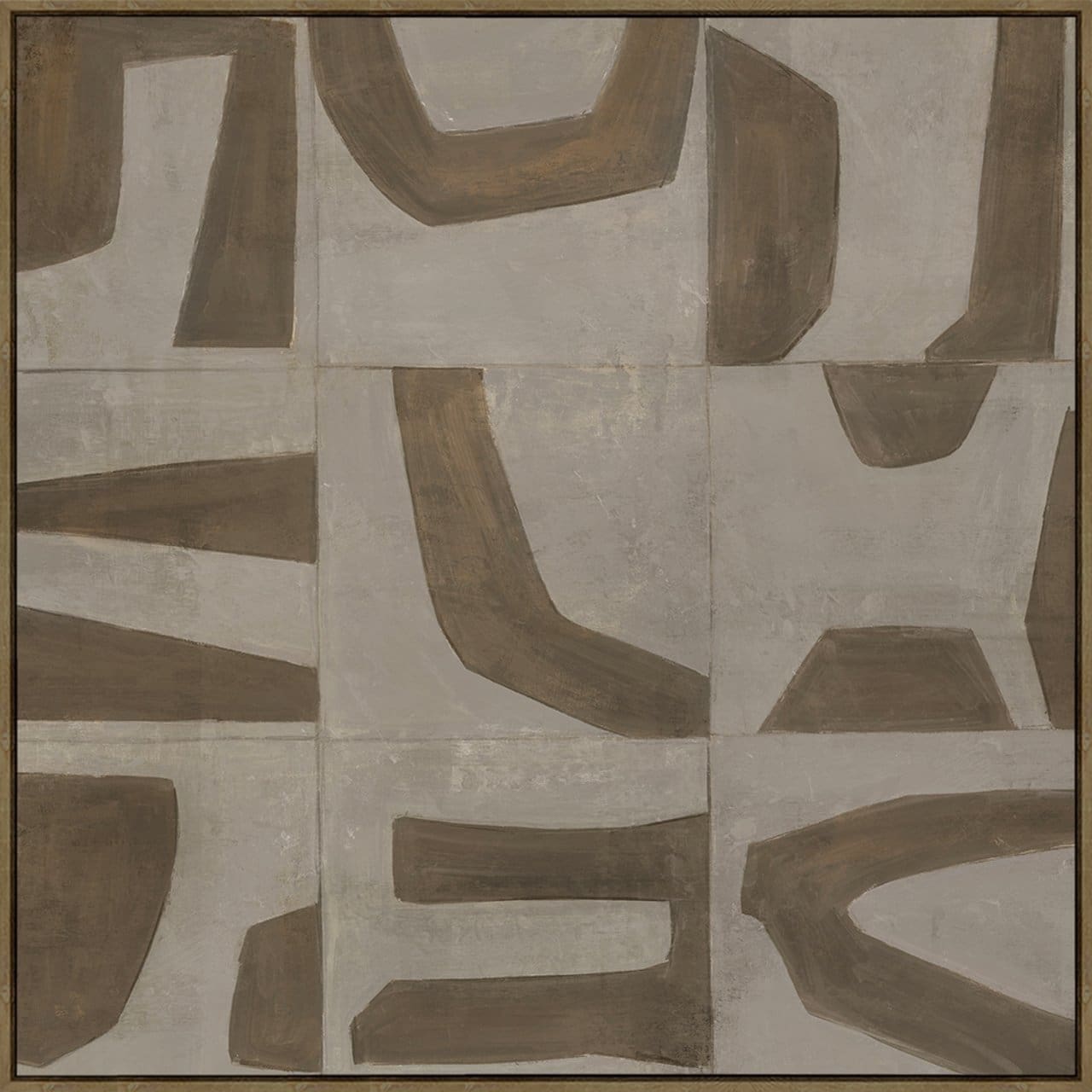 Richmond Interiors Wall art Zenith sand right Beige