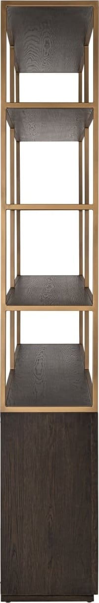 Richmond Interiors Wandkast Carter brown large 4-doors Bruin Kast