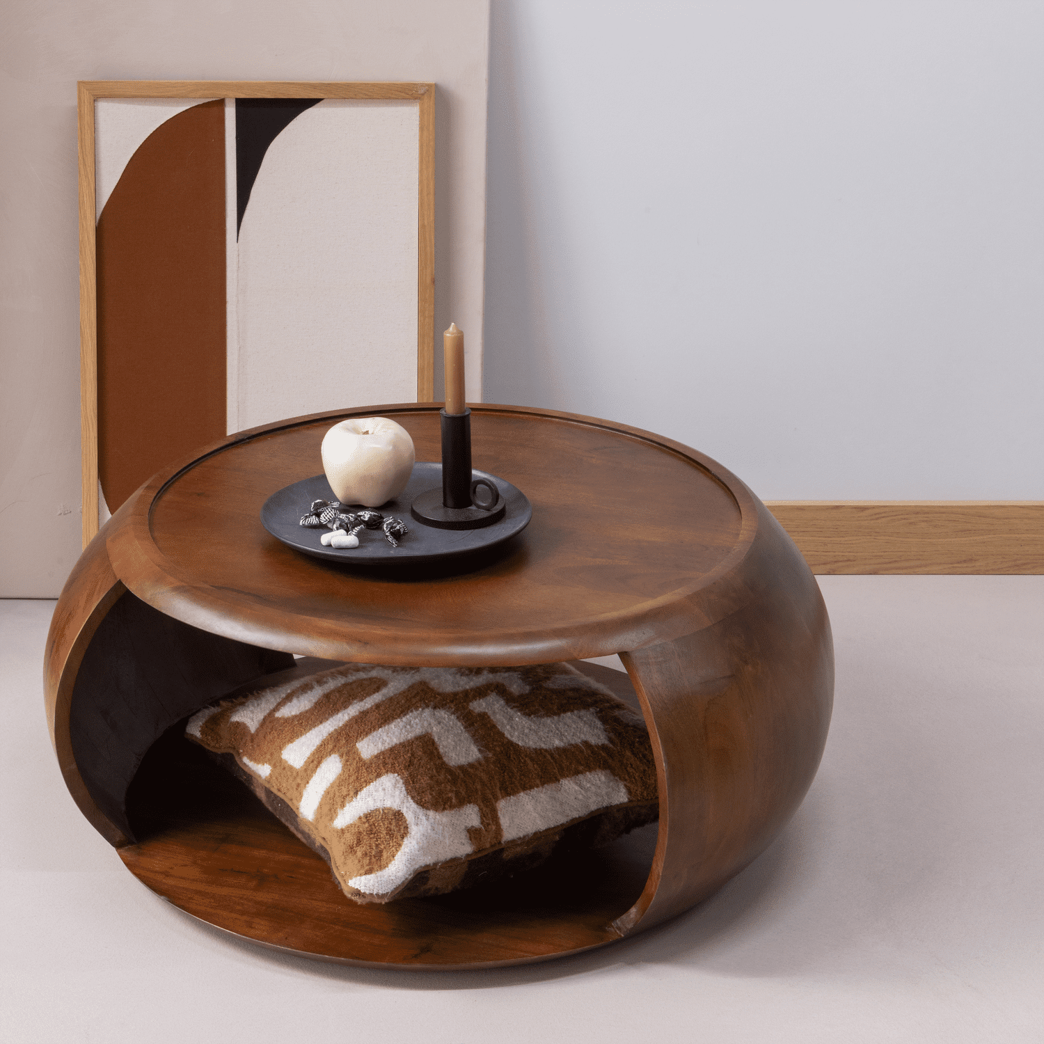 WOOOD Cole salontafel mango hout bruin Bruin Salontafel