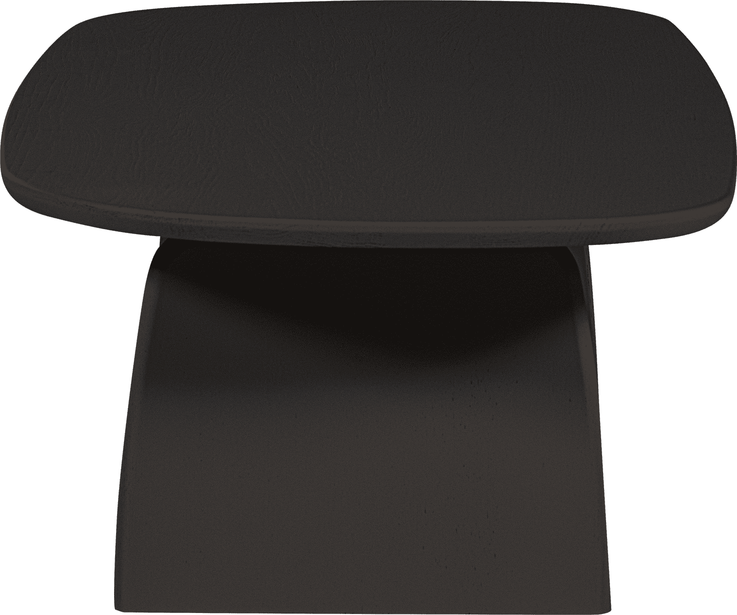 WOOOD Eettafel salontafel 110cm eiken blacknight Zwart Salontafel