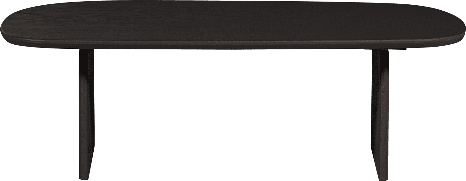 WOOOD Eettafel salontafel 110cm eiken blacknight Zwart Salontafel