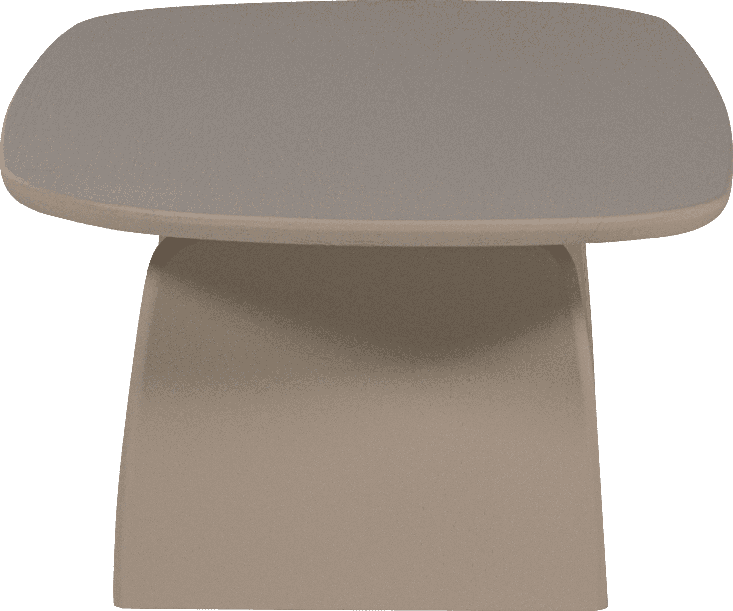 WOOOD Eettafel salontafel 110cm eiken dakargrau Grijs Salontafel